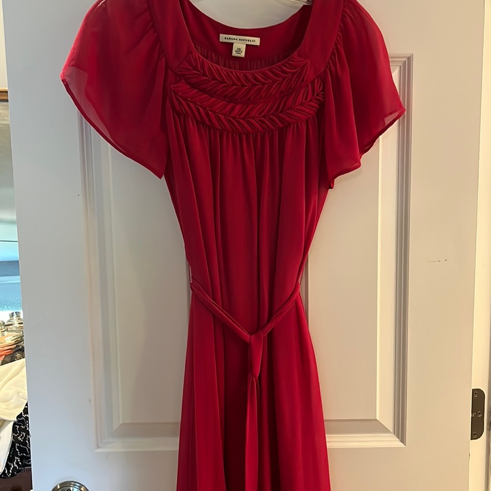 XS Banana Republic silk dress